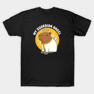 My Guardian Angel Capybara Angel Cartoon T-Shirt